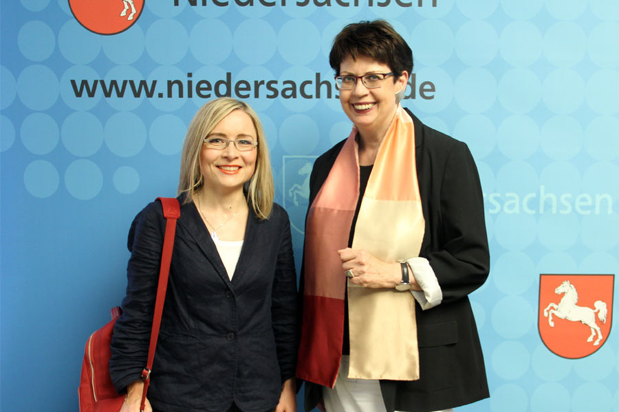 Dörte Liebetruth und Birgit Honé