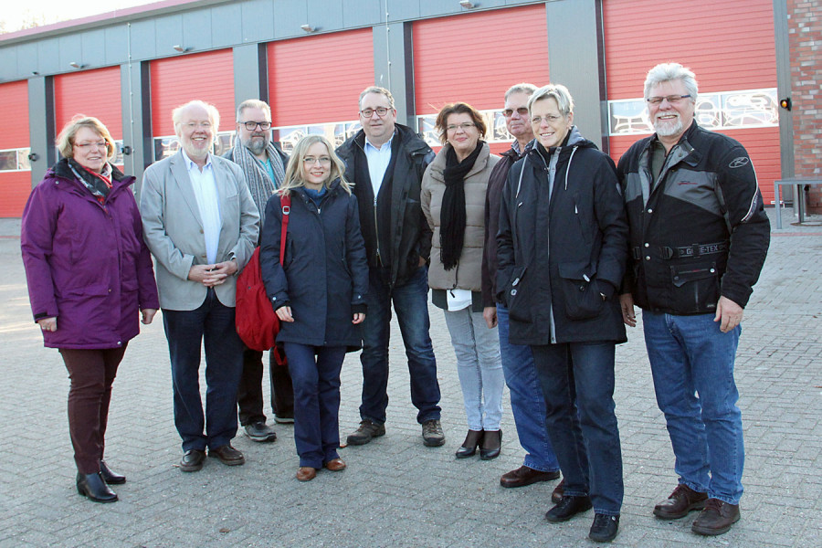 Einige Mitglieder der SPD-Kreistagsfraktion besuchten im Anschluss an die Klausurtagung noch das neue Rettungszentrum Nord in Achim und erhielten eine fachkundige Führung durch die Räumlichkeiten.