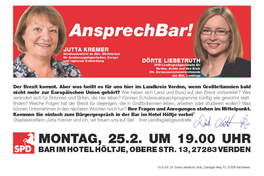 AnsprechBar zum Thema Brexit