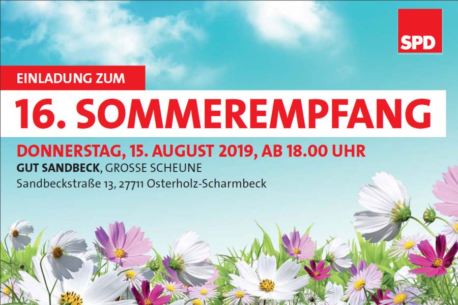 Einladung zum Sommerempfang