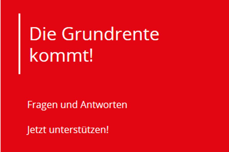 Die Grundrente kommt