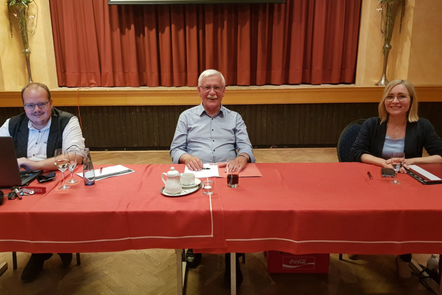Benedikt Pape, Bernd Michallik und Dörte Liebetruth