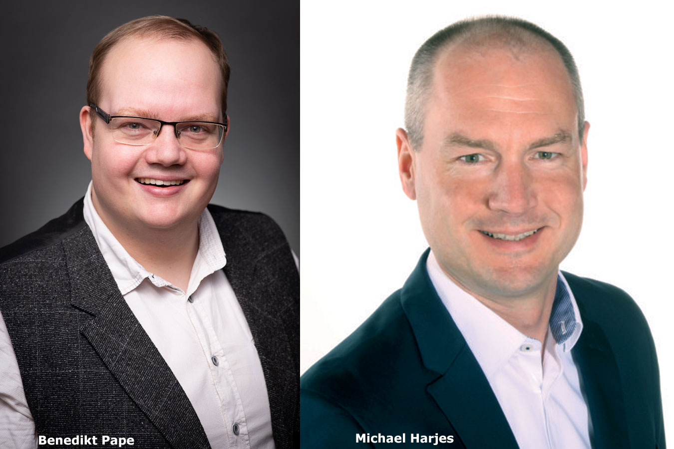 Bendikt Pape und Michael Harjes