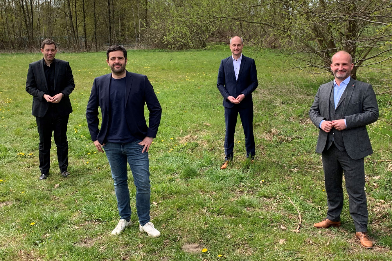 Die vier Bundestagskandidaten aus Nord-Niedersachsen