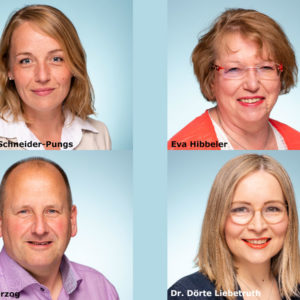 Collage mit den Spitzenkandidat*innen