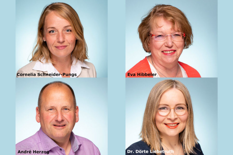 Collage mit den Spitzenkandidat*innen