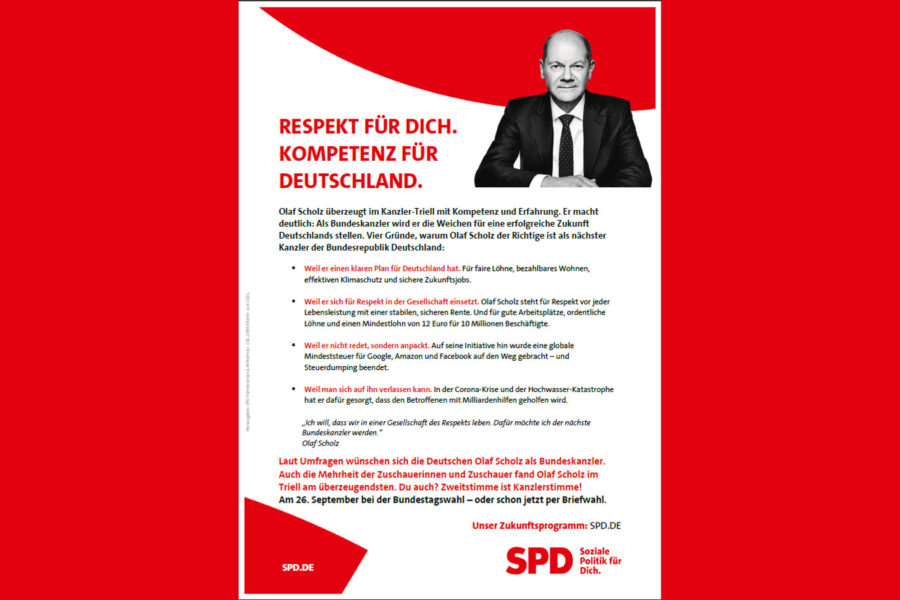 Titel des Flugblatts