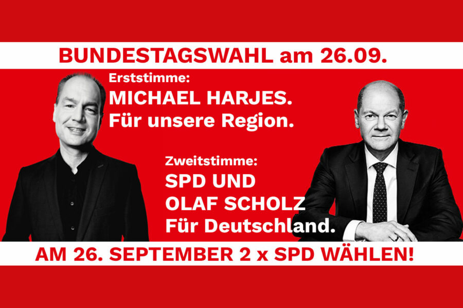 Michael Harjes und Olaf Scholz
