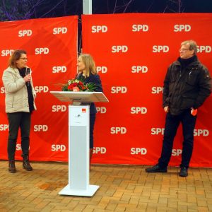 Petra Roselius, Dörte Liebetruth und Richard Eckermann