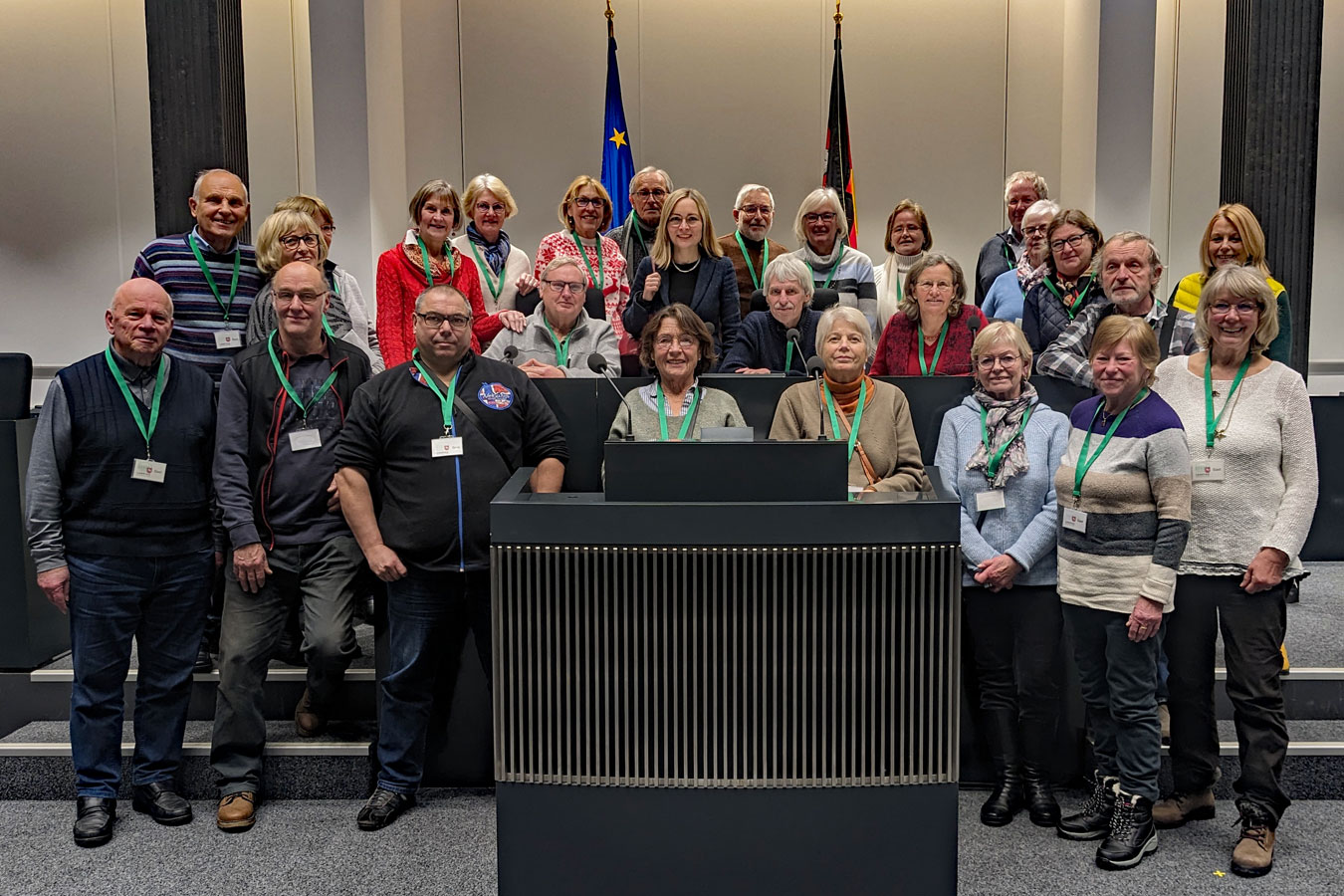 Besuchergruppe im Landtag