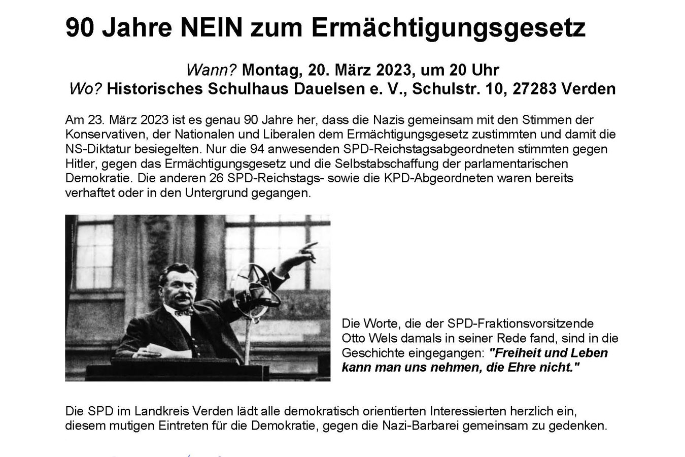 Veranstaltungseinladung